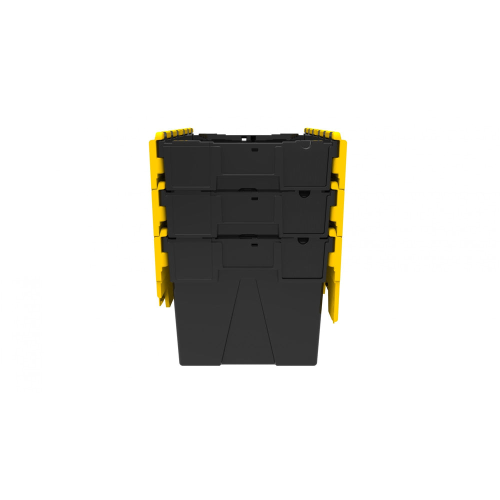 Pallet of 85 x 65 Litre Attached Lid ALC Containers (365mm high)-LH-Plastic Box Shop