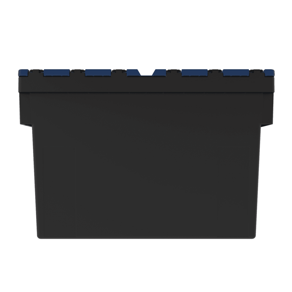 Pack of 2 x 80L Attached Lid ALC Containers (400mm high)-LH-Plastic Box Shop
