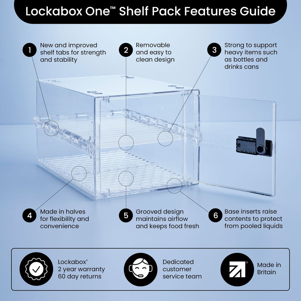Lockabox One Shelf Pack v2.0-Lockabox®-Plastic Box Shop