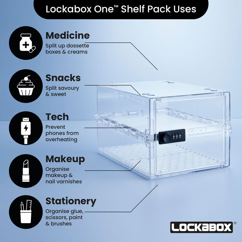 Lockabox One Shelf Pack v2.0-Lockabox®-Plastic Box Shop