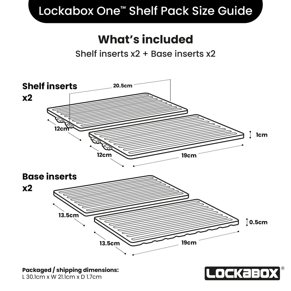 Lockabox One Shelf Pack v2.0-Lockabox®-Plastic Box Shop