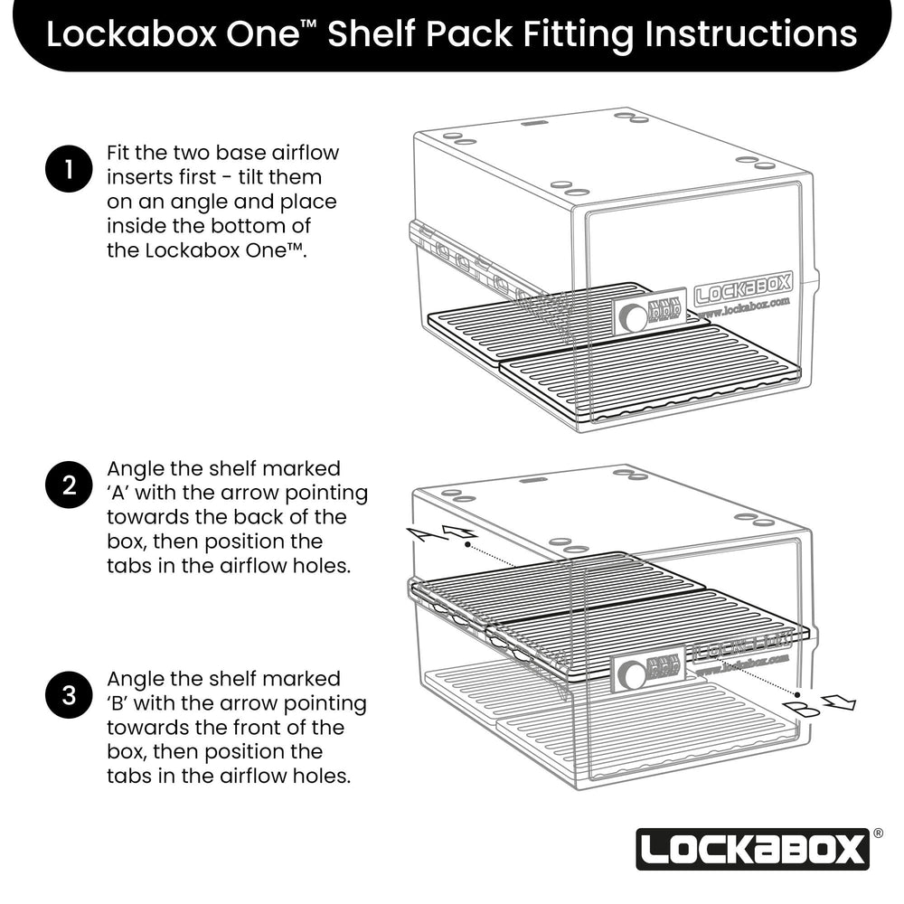 Lockabox One Shelf Pack v2.0-Lockabox®-Plastic Box Shop