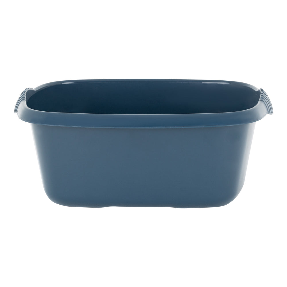 38cm Casa Rectangular Plastic Washing Up Bowl-Wham-Navy-WM38CRTN-Plastic Box Shop