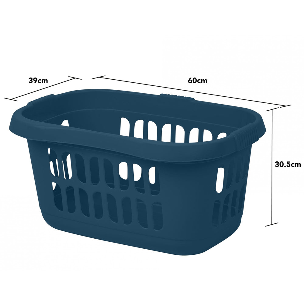 Casa Handy Hipster Plastic Laundry Basket-Wham-Plastic Box Shop