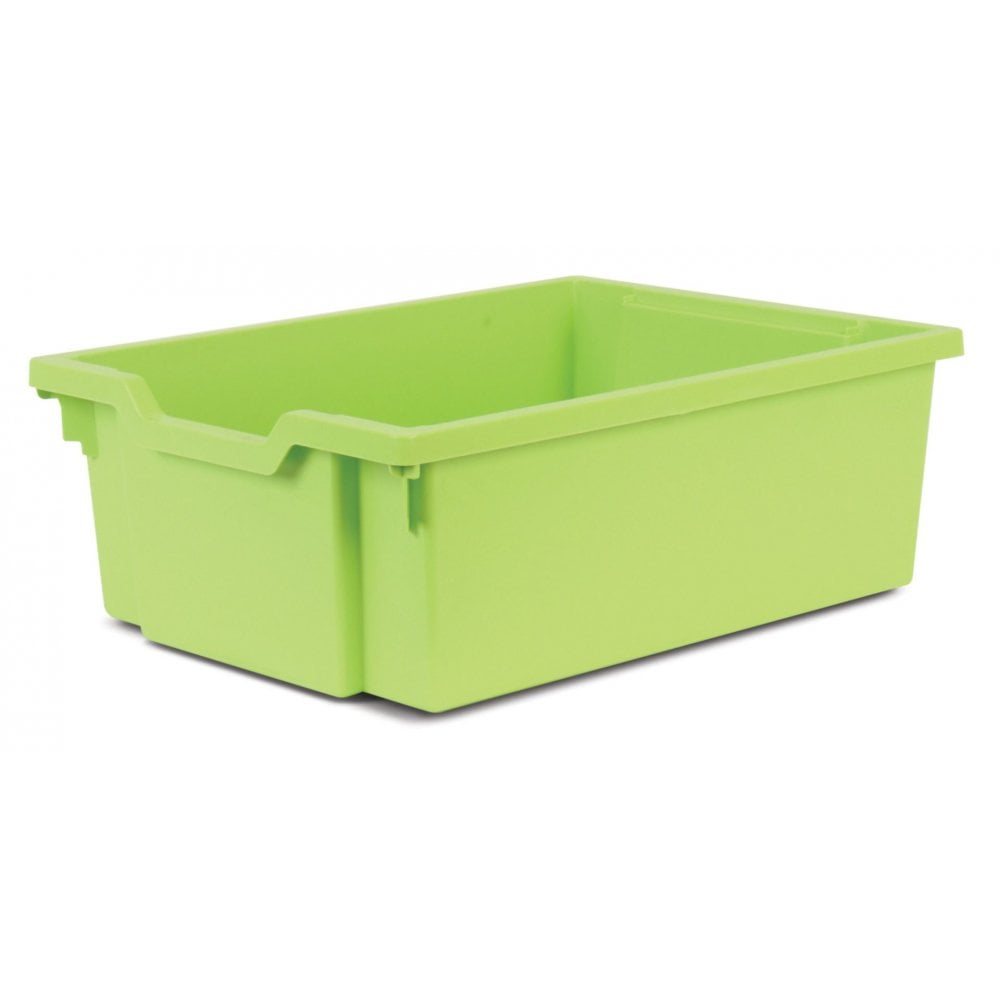 15 Litre Deep Plastic Storage Tray – Gratnells-Gratnells-Lime-GRDLIM-Plastic Box Shop