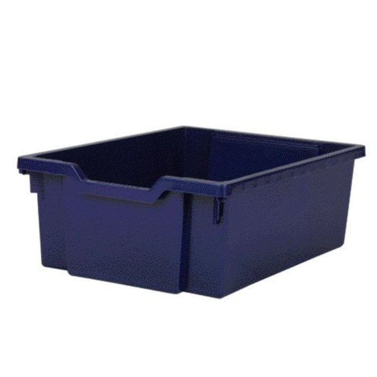 15 Litre Deep Plastic Storage Tray – Gratnells-Gratnells-Midnight-GRDMID-Plastic Box Shop