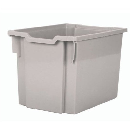 Pack of 5 x 30L Jumbo Plastic Storage Boxes-Gratnells-Light Grey-GR30P5LG-Plastic Box Shop