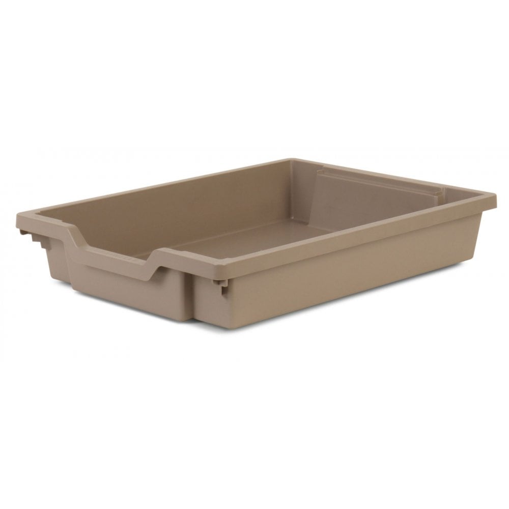 7.5 Litre Shallow Plastic Storage Tray – Gratnells-Gratnells-Beige-GRSB-Plastic Box Shop