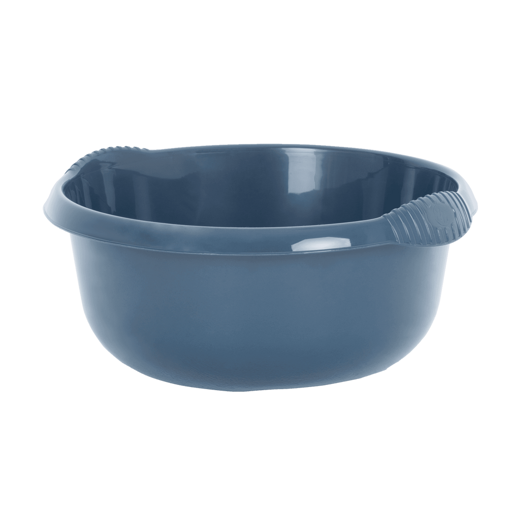 32cm Casa Round Plastic Washing Up Bowl-Wham-Navy-WM32CRDN-Plastic Box Shop