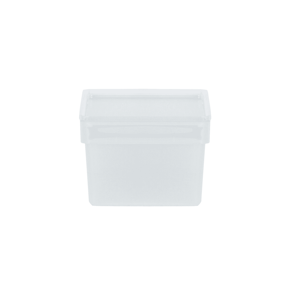 1.01 Studio Stack Box & Lid Deep - Clear-Wham-Plastic Box Shop