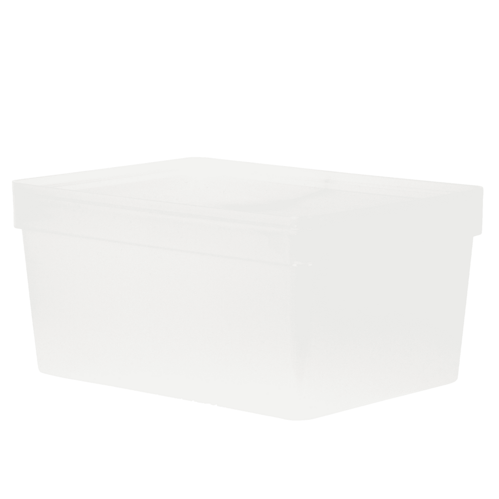 2.01 Studio Stack A4 Box & Lid Deep - Clear-Wham-Plastic Box Shop
