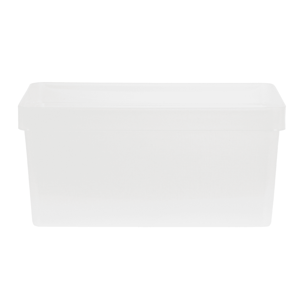2.01 Studio Stack A4 Box & Lid Deep - Clear-Wham-Plastic Box Shop