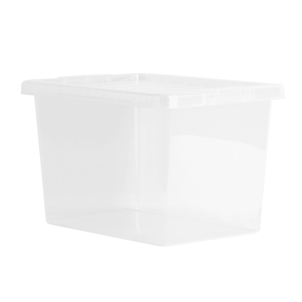Pallet of 500 x 20L Crystal Plastic Storage Boxes with Lids-Wham-Plastic Box Shop