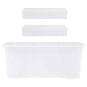 Wham Festive 3 Piece Tree & 2 Bauble Storage Boxes-Wham-Plastic Box Shop