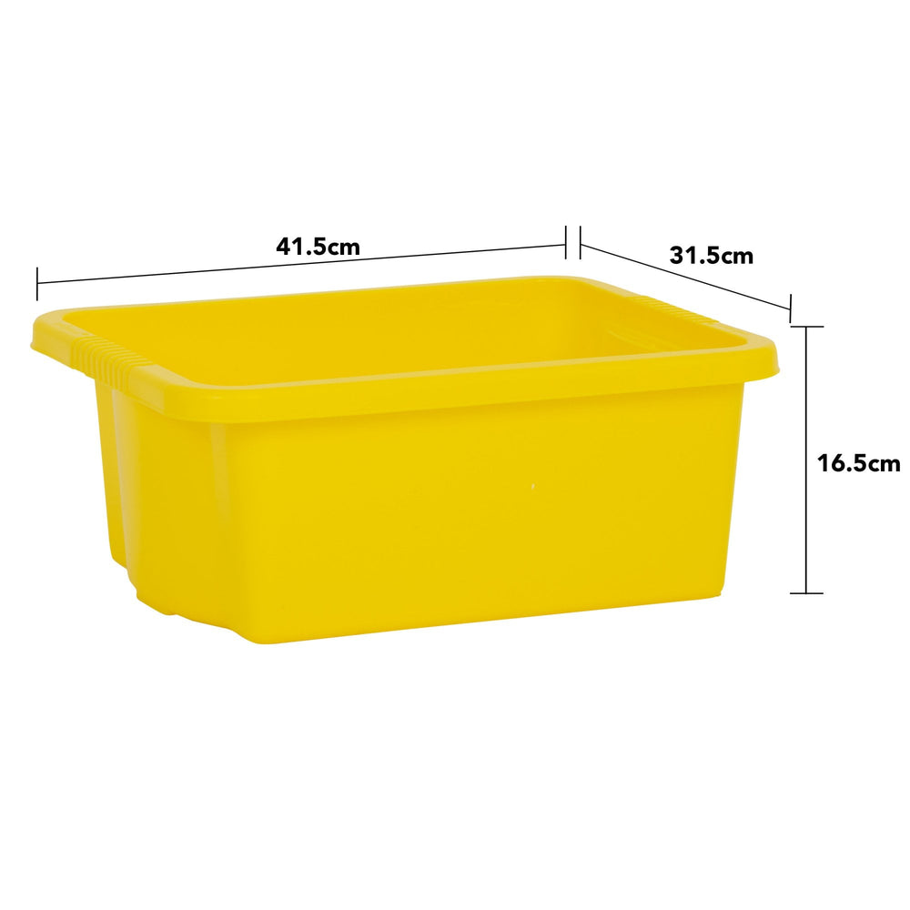 Pack of 4 - 16 Litre Wham Stack & Store Plastic Boxes-Wham-Plastic Box Shop