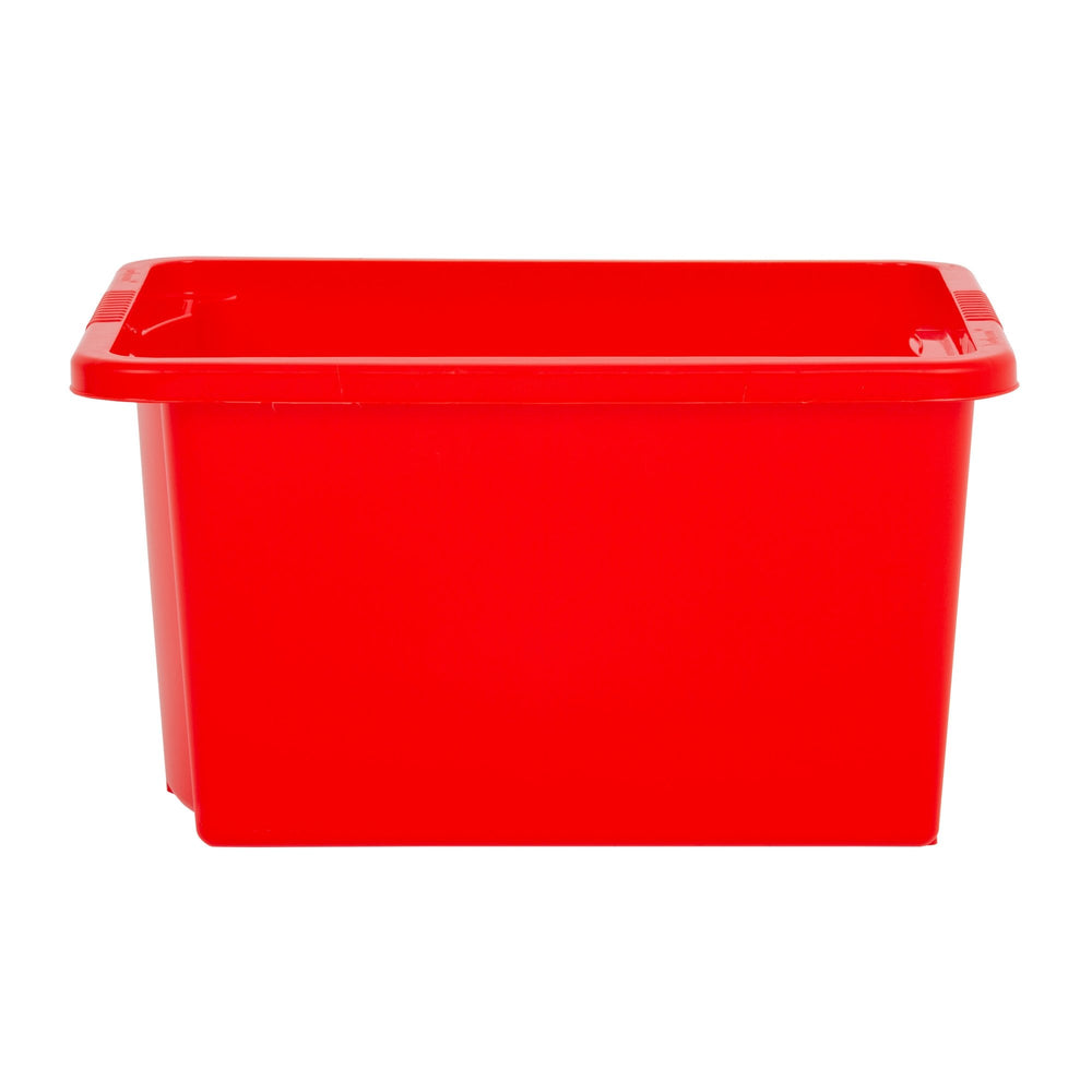 Wham Stack & Store Pack of 4 x 35 Litre Plastic Boxes - Mixed Colours-Wham-Plastic Box Shop