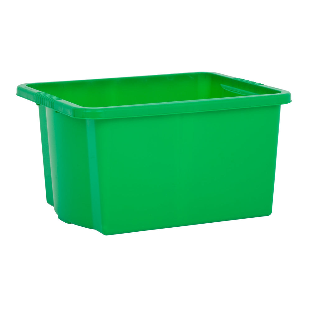 Wham Stack & Store Pack of 4 x 35 Litre Plastic Boxes - Mixed Colours-Wham-Plastic Box Shop