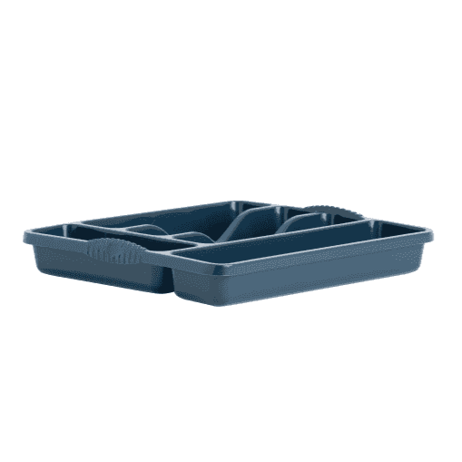 Casa Small Cutlery Tray-Wham-Navy-WMCSCTN-Plastic Box Shop