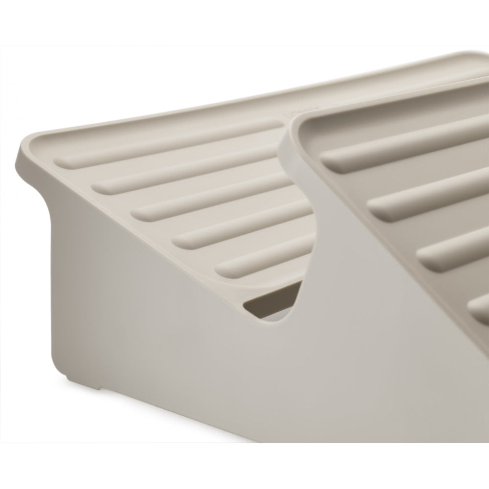 Shoe-In Large Space-saving Ecru Shoe Rack-Joseph Joseph-Plastic Box Shop