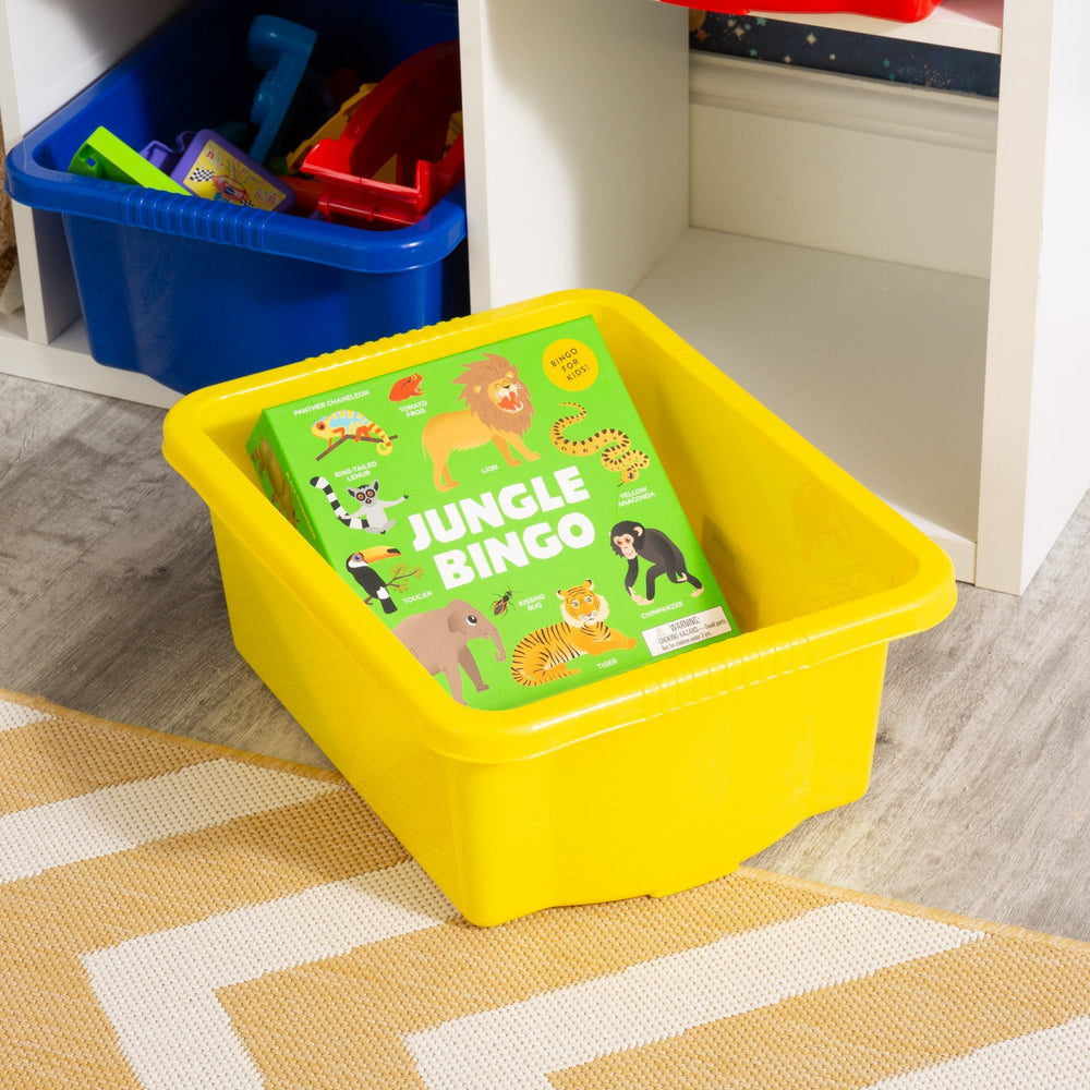Pack of 4 - 16 Litre Wham Stack & Store Plastic Boxes-Wham-Plastic Box Shop