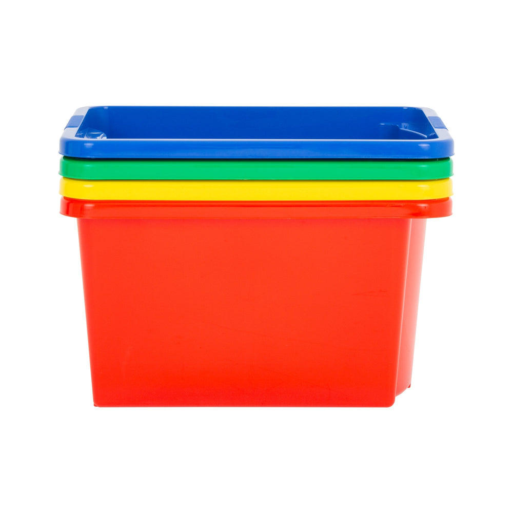 Pack of 4 - 30 Litre Wham Stack & Store Plastic Boxes-Wham-Plastic Box Shop