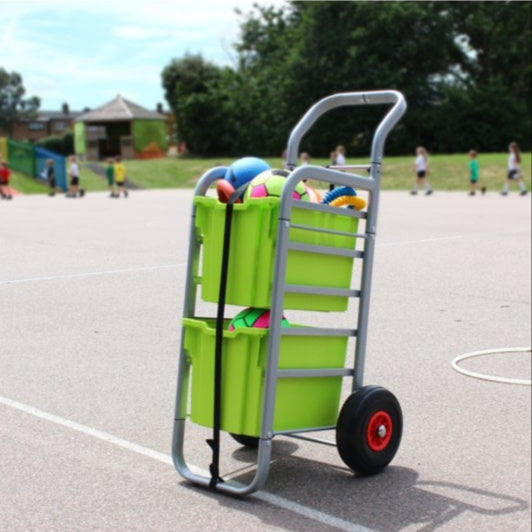 All Terrain Trolley with 2 Jumbo Boxes-Gratnells-Plastic Box Shop