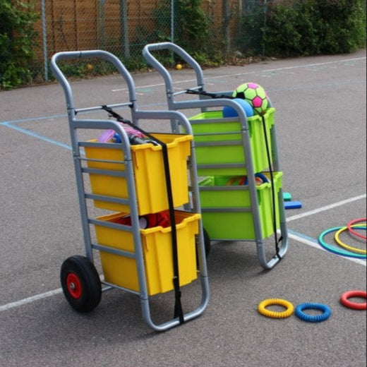 All Terrain Trolley with 2 Jumbo Boxes-Gratnells-Plastic Box Shop