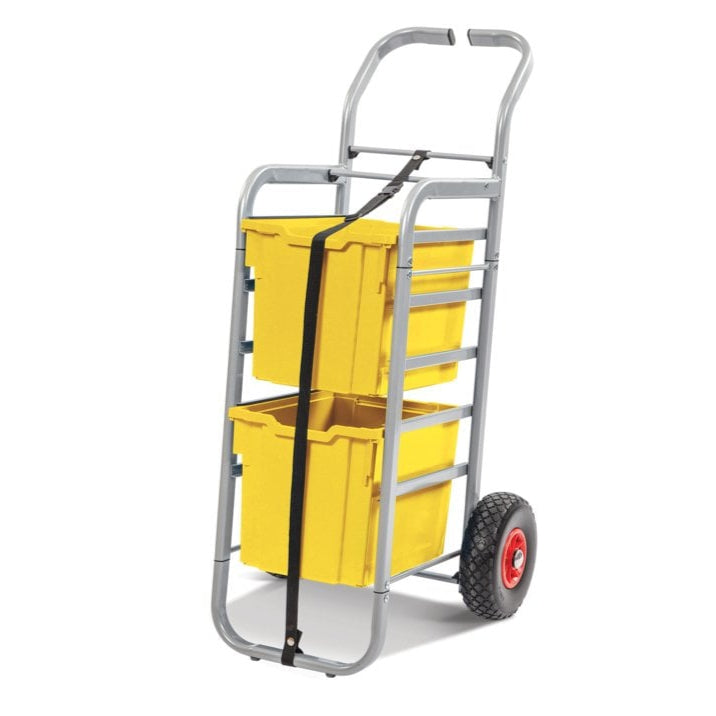 All Terrain Trolley with 2 Jumbo Boxes-Gratnells-Sunshine Yellow-GRRSET054402-Plastic Box Shop