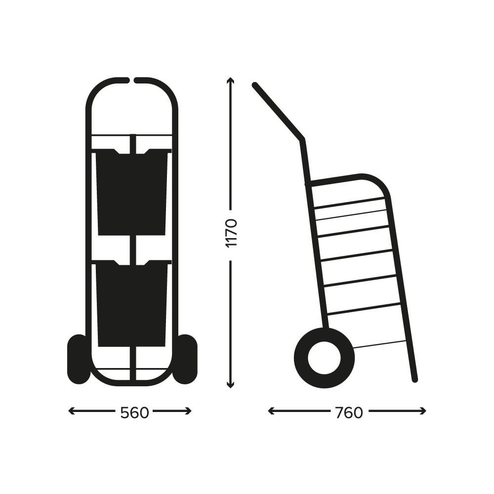 All Terrain Trolley with 2 Jumbo Boxes-Gratnells-Clear-GRRSET054420-Plastic Box Shop