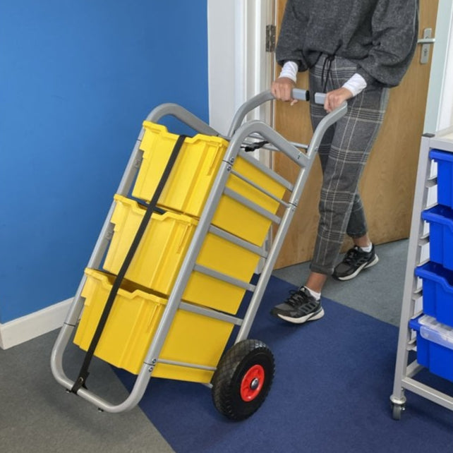 All Terrain Trolley with 3 Extra Deep Boxes-Gratnells-Plastic Box Shop