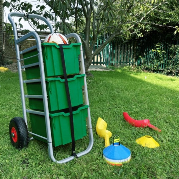 All Terrain Trolley with 3 Extra Deep Boxes-Gratnells-Plastic Box Shop