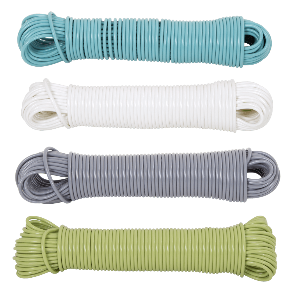 (d) 25m Steel Core Clothes Washing Line-Wham-Grey-WM25CLG-Plastic Box Shop