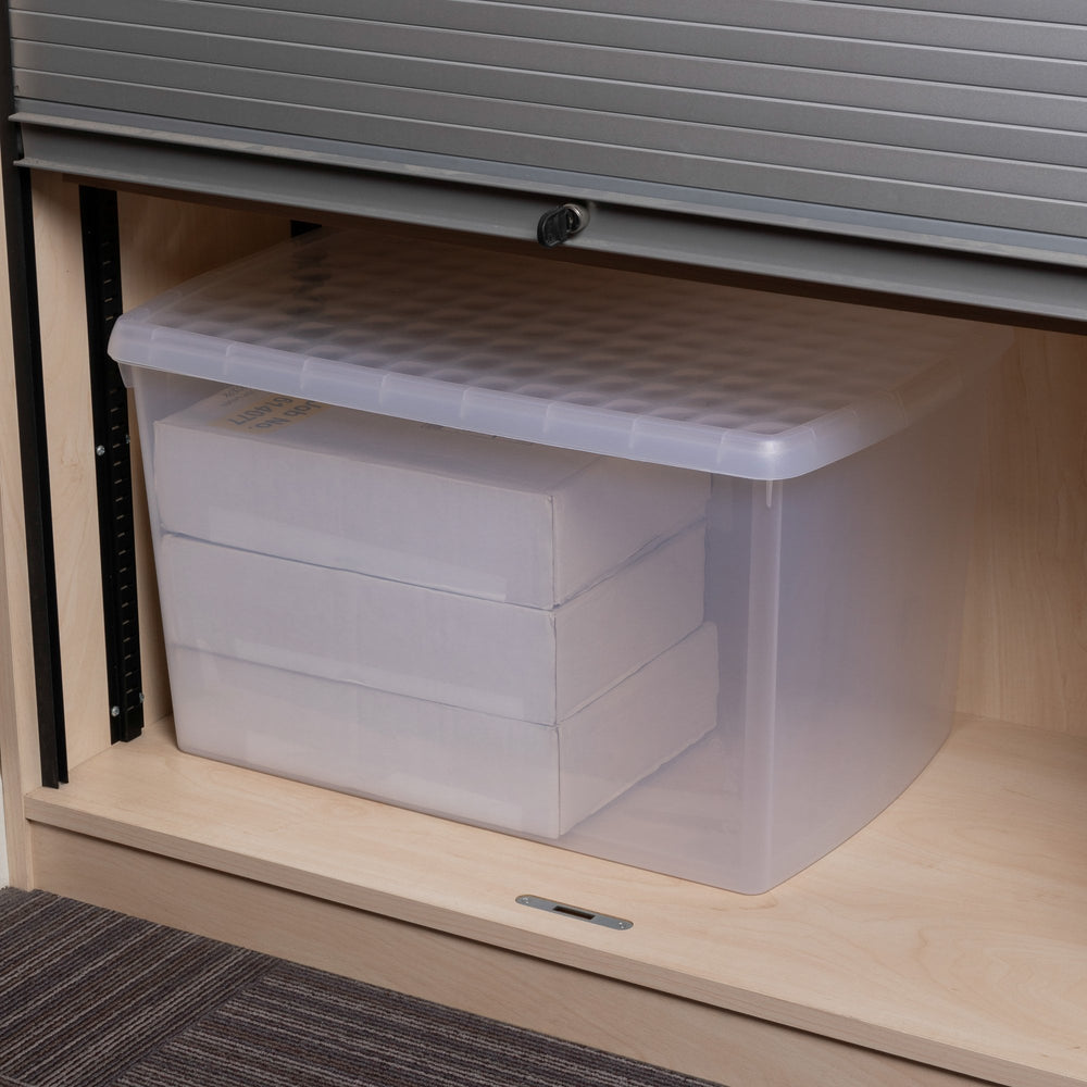 SINGLE - 62 Litre Wham Clip Plastic Storage Box with Lid 13.02-Wham-Plastic Box Shop