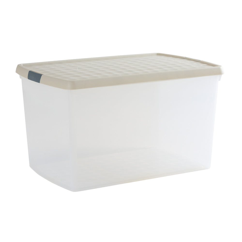 SINGLE - 62 Litre Wham Clip Plastic Storage Box with Lid 13.02-Wham-Plastic Box Shop