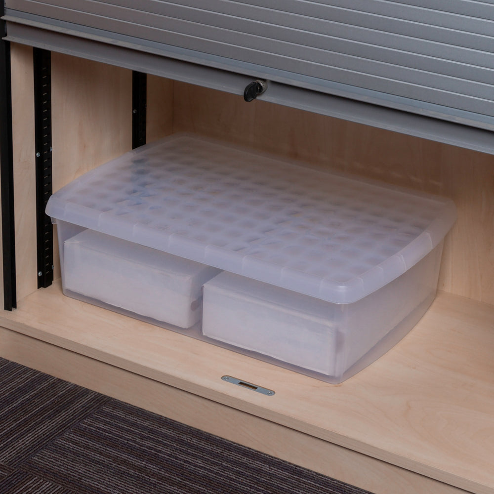 SINGLE - 30 Litre Wham Clip Plastic Storage Box with Lid 13.01-Wham-Plastic Box Shop