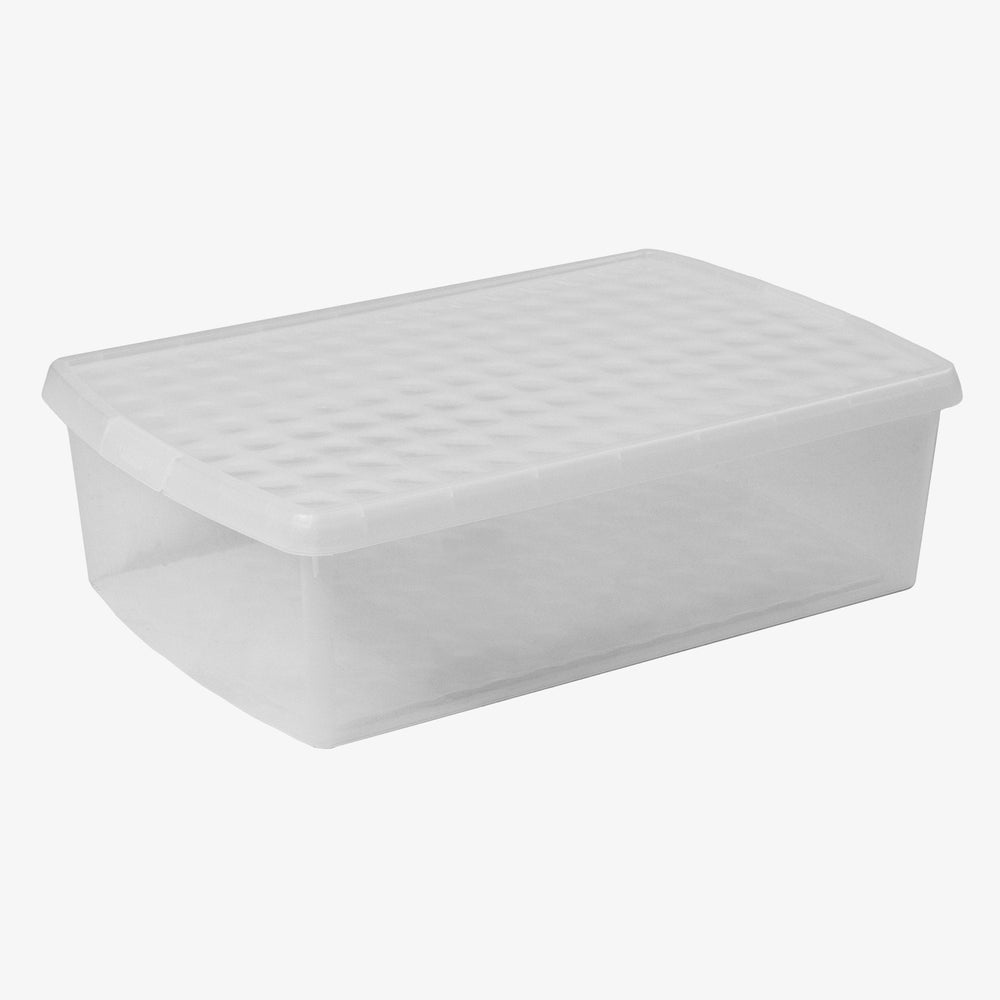 SINGLE - 30 Litre Wham Clip Plastic Storage Box with Lid 13.01-Wham-Plastic Box Shop