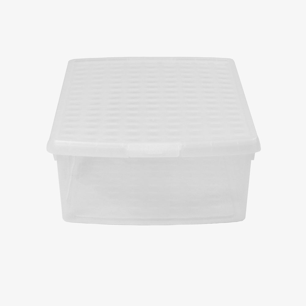 SINGLE - 30 Litre Wham Clip Plastic Storage Box with Lid 13.01-Wham-Plastic Box Shop