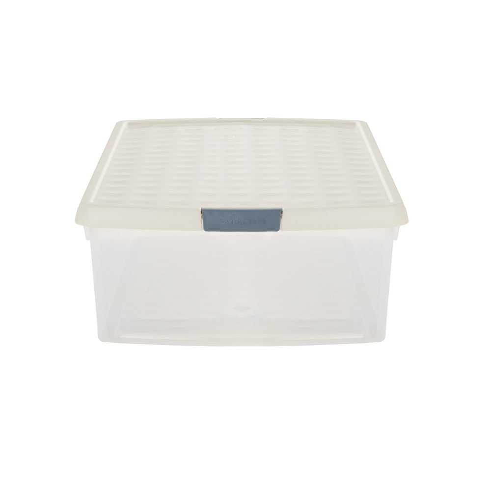 SINGLE - 30 Litre Wham Clip Plastic Storage Box with Lid 13.01-Wham-Plastic Box Shop