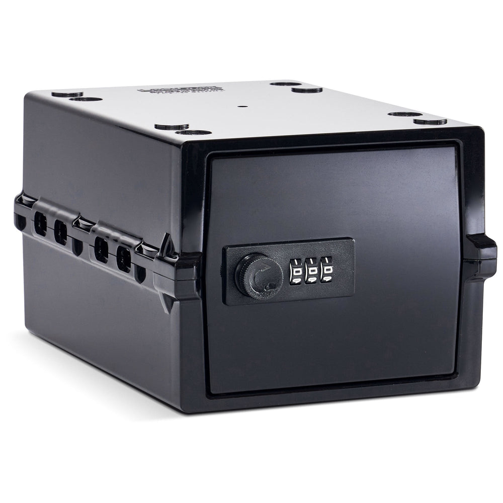 3 Litre Mini Jet Secure Storage Box – Black - Lockabox-Lockabox®-Plastic Box Shop