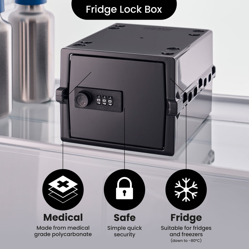3 Litre Mini Jet Secure Storage Box – Black - Lockabox-Lockabox®-Plastic Box Shop