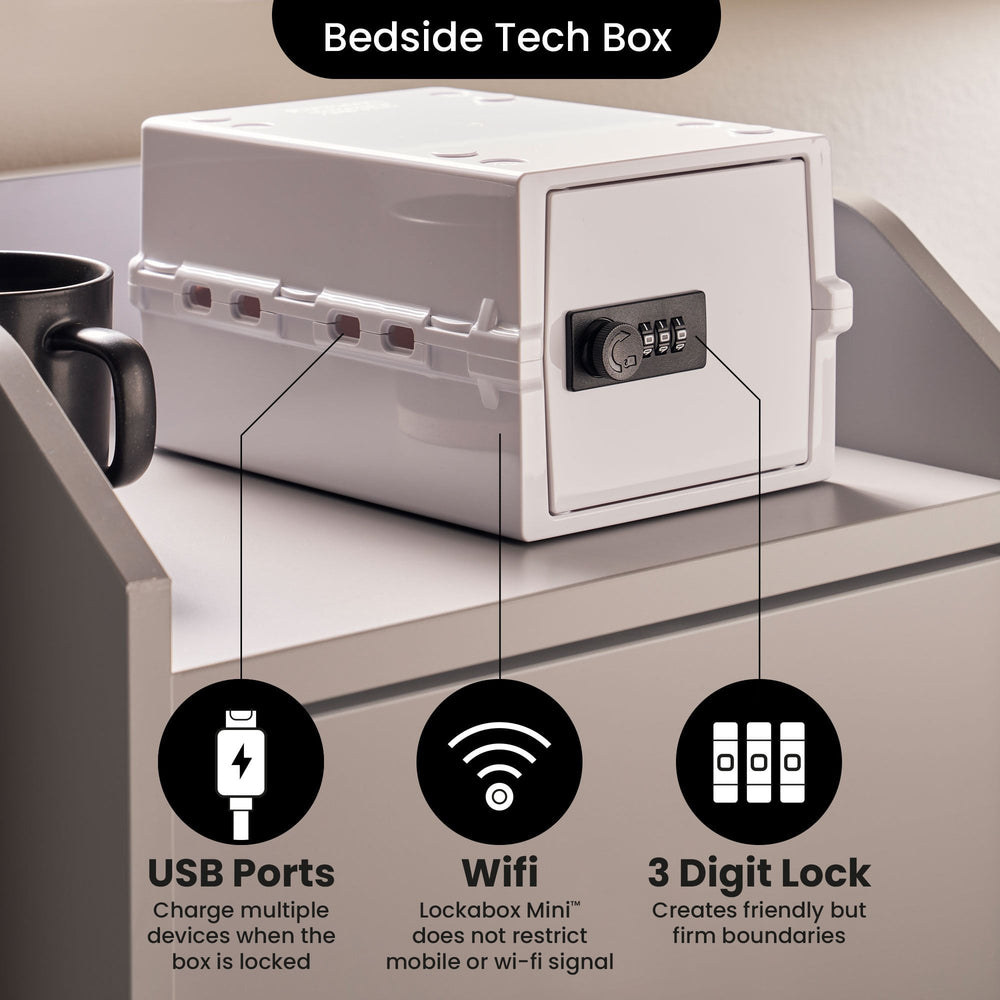 Mini Medi Secure Storage Box – White – Lockabox-Lockabox®-Plastic Box Shop