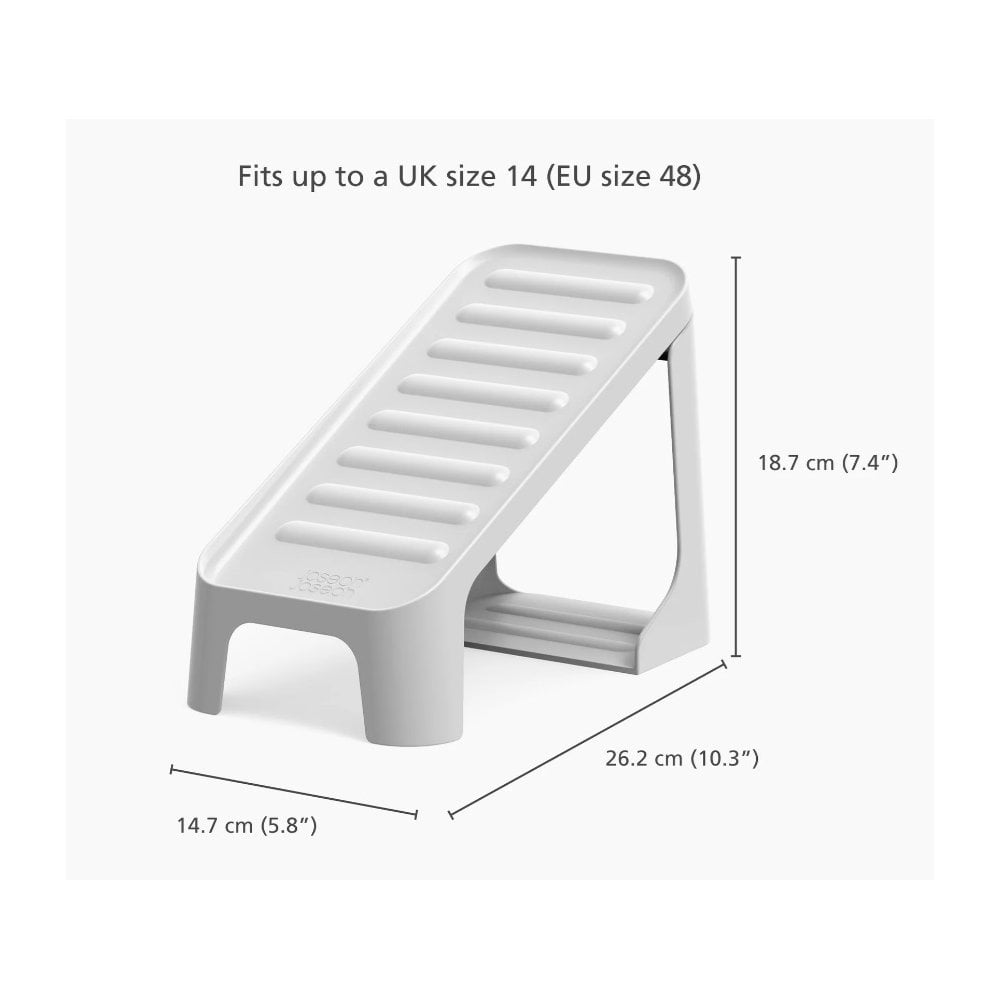 Shoe-In Compact 2-Piece Ecru Shoe Caddy-Joseph Joseph-Plastic Box Shop