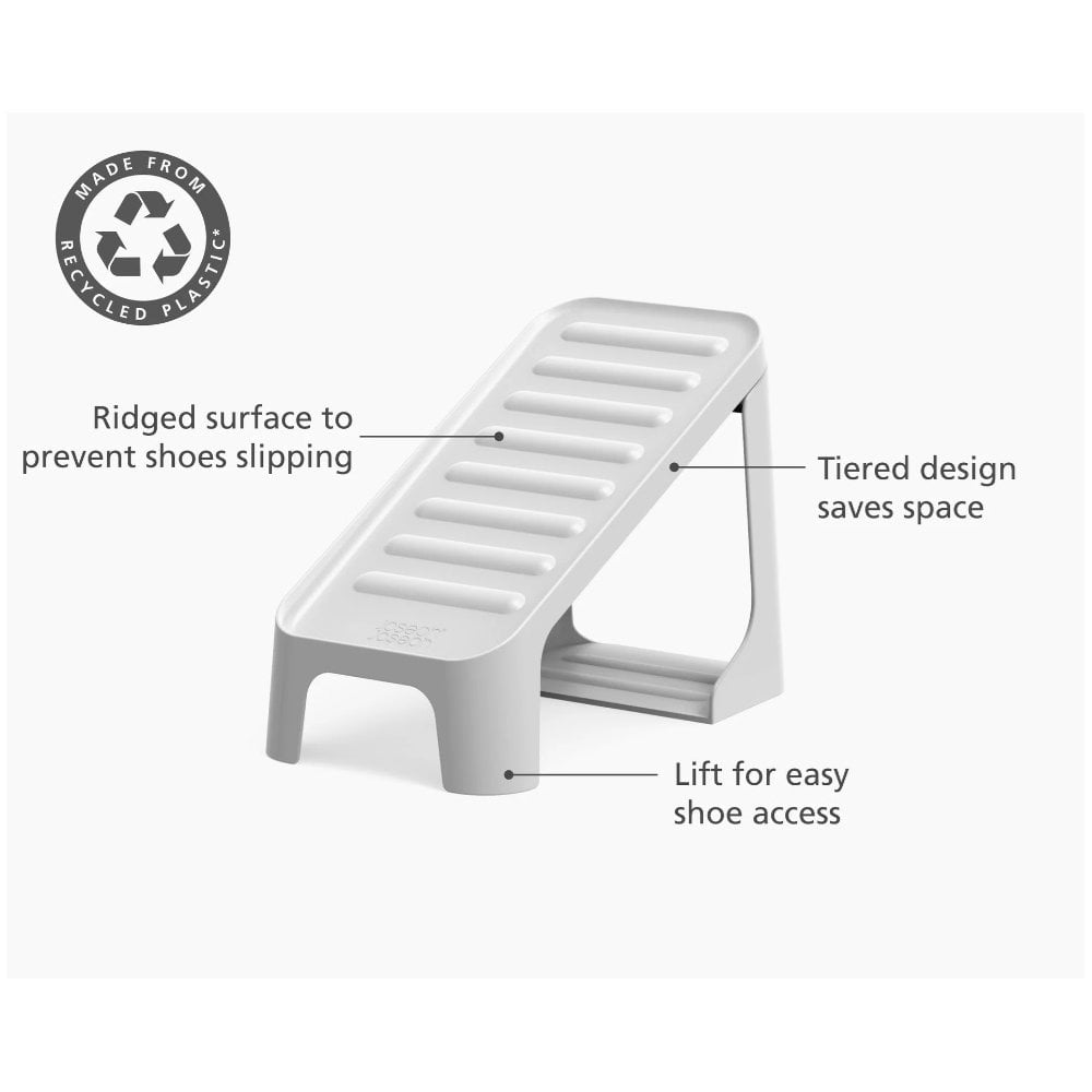 Shoe-In Compact 2-Piece Ecru Shoe Caddy-Joseph Joseph-Plastic Box Shop