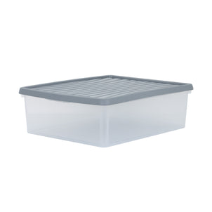 23.5 Litre Wham A3 Paper Plastic Storage Box With Lid - Deep (17780)-Wham-Plastic Box Shop