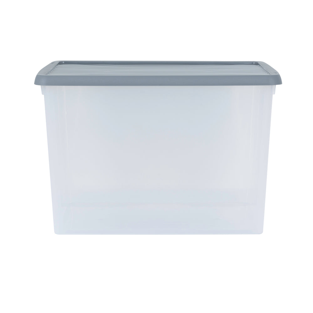 SINGLE - 50 Litre Archiving Box with Lid (17805)-Wham-Plastic Box Shop