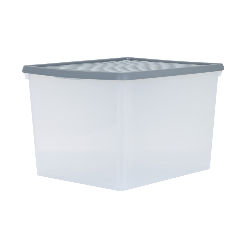 SINGLE - 50 Litre Archiving Box with Lid (17805)-Wham-Plastic Box Shop