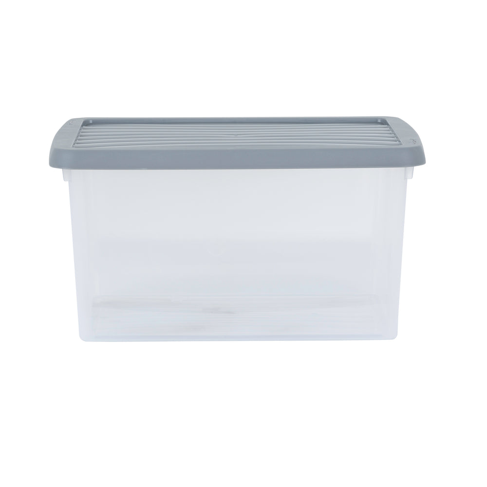 16 Litre Wham Box with Lid Steel (17876)-Wham-Plastic Box Shop