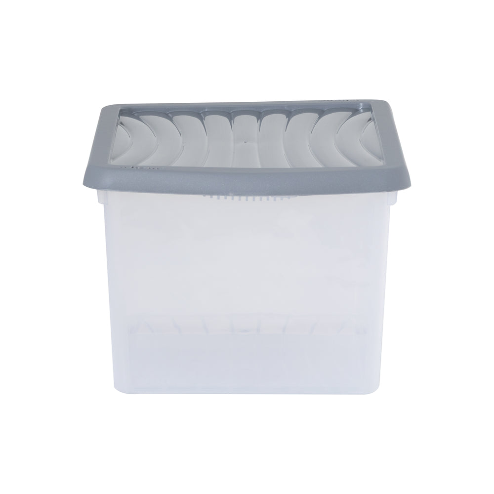 16 Litre Wham Box with Lid Steel (17876)-Wham-Plastic Box Shop