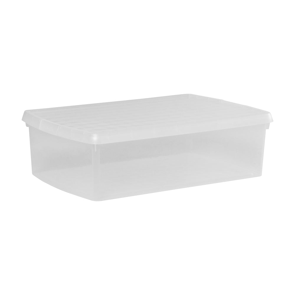 Wham Clip Pack of 3 x 30L Plastic Storage Boxes with Lid - 13.01-Wham-Plastic Box Shop
