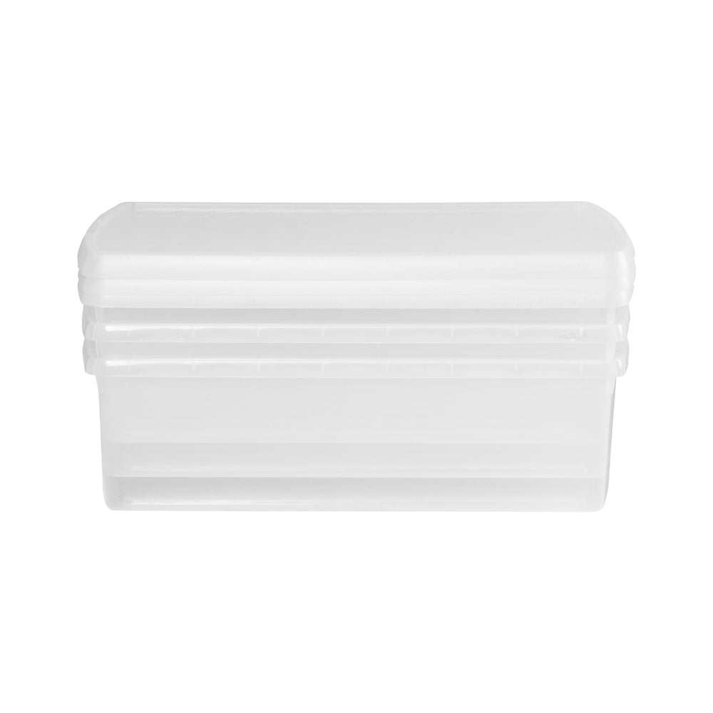 Wham Clip Pack of 3 x 30L Plastic Storage Boxes with Lid - 13.01-Wham-Plastic Box Shop